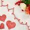 50ct Clear Mini Valentine's Day Light Set 10ft Red Wire